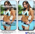 iPod Touch 2G & 3G Skin - Lilly Ruiz - Blue Lace Bikini