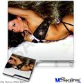 Decal Skin compatible with Sony PS3 Slim Lilly Ruiz Black Lingerie