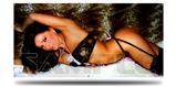 Lilly Ruiz Black Lingerie Garage Decor Shop Banner 36"x72"