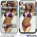 iPhone 3GS Skin - Lilly Ruiz - Pokadot Bikini