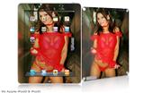 iPad Skin - Lilly Ruiz Red Lace Lingerie (fits iPad2 and iPad3)